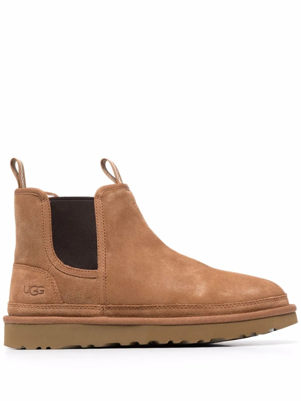 Men UGG Debossed-logo Shearling Ankle Boots 3 Men UGG Debossed-logo Shearling Ankle Boots
