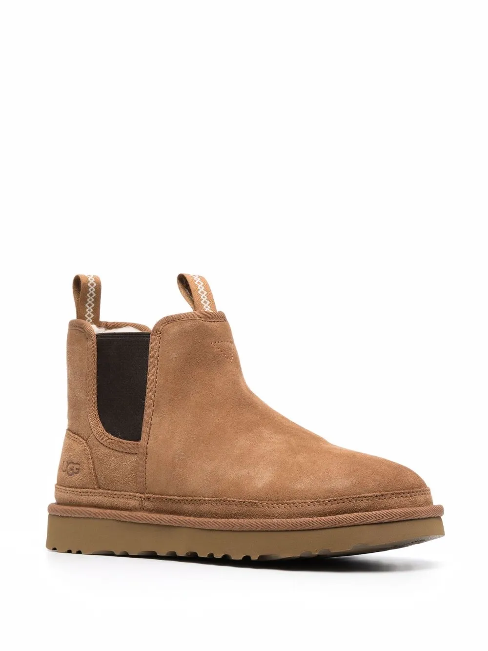 Men UGG Debossed-logo Shearling Ankle Boots 4 Men UGG Debossed-logo Shearling Ankle Boots - Image 2