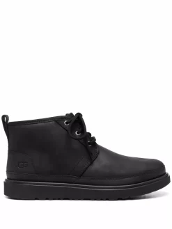 Men UGG Shearling-lined Leather Ankle Boots