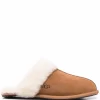 Women UGG Shearling-trim Slippers -Ugg 17944580 37855584 1000