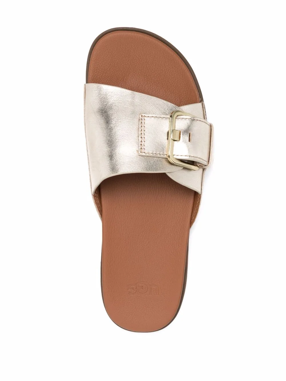Women UGG Buckled Metallic Sandals 6 Women UGG Buckled Metallic Sandals - Image 4