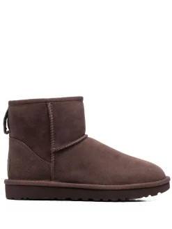 Women UGG Classic Mini II Shearling Ankle Boots