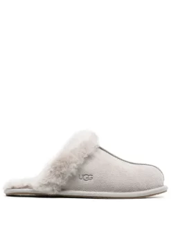 Women UGG Scuffette II Fur-trimmed Slippers