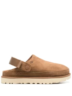Women UGG Goldenstar Suede Flatform Clogs