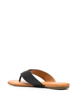 Women UGG Carey Leather Flip Flops -Ugg 19860564 44577737 1000