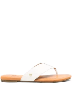Women UGG Carey Leather Flip Flops