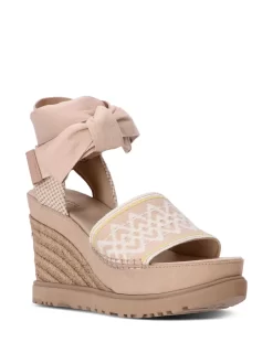 Women UGG Abbot Ankle Wrap 100mm Sandals -Ugg 20100757 45256220 1000