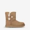 Ugg Bailey Button II Sheepskin Boots 2-7 Years -Ugg 5121 10004 2595130209 BROWN M