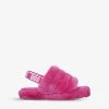Ugg Fluff Yeah Sheepskin Sandals 2 Ugg Fluff Yeah Sheepskin Sandals -Ugg 5121 10004 3874952729 FUCHSIA M