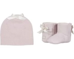 UGG Kids Jesse Bow II & Beanie (Infant/Toddler)