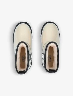 Ugg Classic Clear Mini II PVC And Shearling Boots 6-8 Years -Ugg R03663117 PETROL ALT02