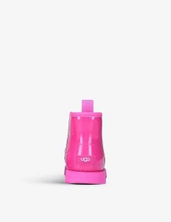 Ugg Classic Clear Mini II PVC And Faux-shearling Boots 6-8 Years -Ugg R03663118 PETROL ALT01