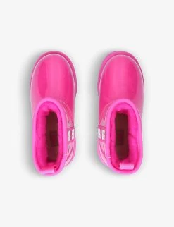 Ugg Classic Clear Mini II PVC And Faux-shearling Boots 6-8 Years -Ugg R03663118 PETROL ALT02
