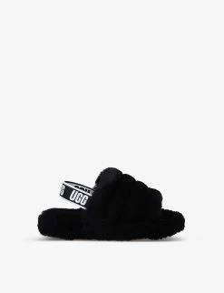 Ugg Fluff Yeah Sheepskin Slides 6-10 Years