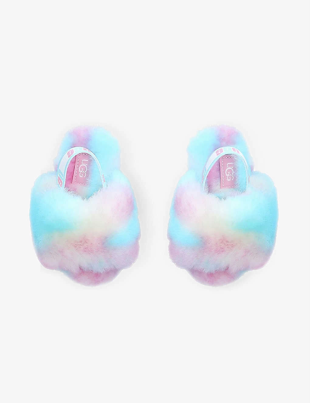 Ugg Fluff Yeah Pride Faux-shearling Sandals 2-6 Years 4 Ugg Fluff Yeah Pride Faux-shearling Sandals 2-6 Years - Image 2