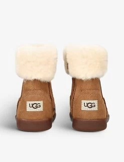 Ugg Jorie II Suede And Sheepskin Boots 2-7 Years -Ugg R03955888 BROWN ALT03