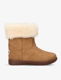 Ugg Jorie II Suede And Sheepskin Boots 2-7 Years