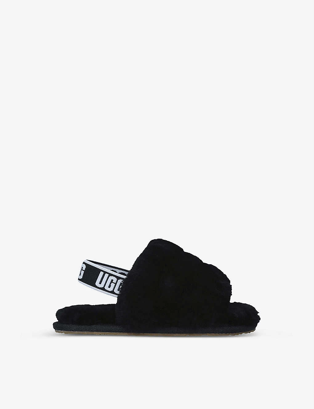 Ugg Fluff Yeah Logo-strap Sheepskin Sandals 2-7 Years 3 Ugg Fluff Yeah Logo-strap Sheepskin Sandals 2-7 Years