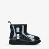 Ugg Classic Clear Mini PVC And Faux-shearling Boots 7-10 Years -Ugg R03955906 BLACK M