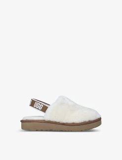 Ugg Fluff Yeah Sheepskin Clogs 6-10 Years