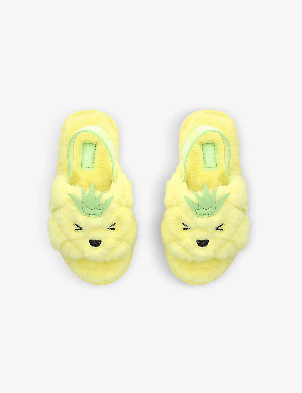 Ugg Fluff Yeah Pineapple Recycled-polyester Sandals 2-7 Years 4 Ugg Fluff Yeah Pineapple Recycled-polyester Sandals 2-7 Years - Image 2