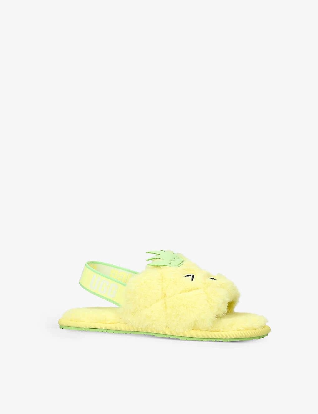 Ugg Fluff Yeah Pineapple Recycled-polyester Sandals 2-7 Years 5 Ugg Fluff Yeah Pineapple Recycled-polyester Sandals 2-7 Years - Image 3