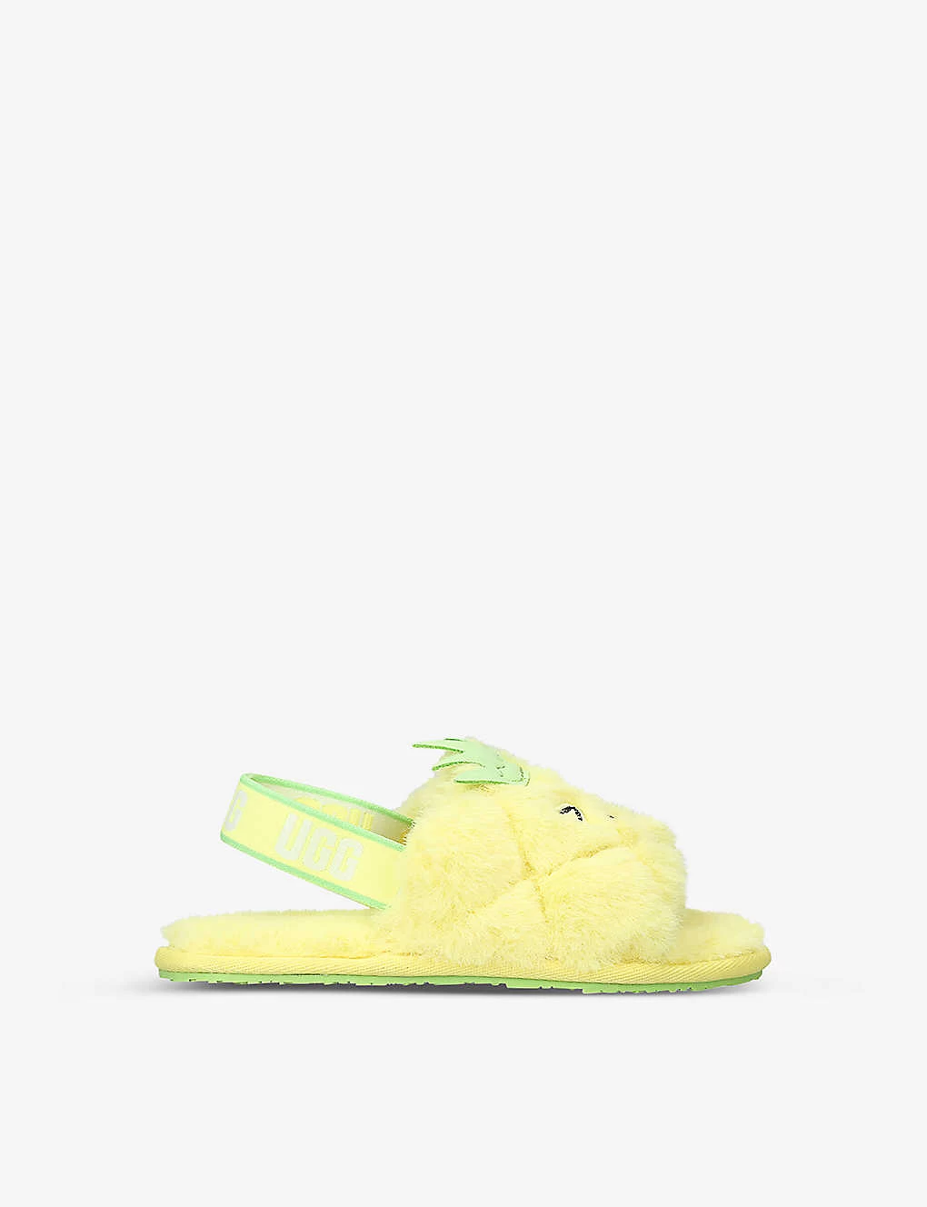 Ugg Fluff Yeah Pineapple Recycled-polyester Sandals 2-7 Years 3 Ugg Fluff Yeah Pineapple Recycled-polyester Sandals 2-7 Years