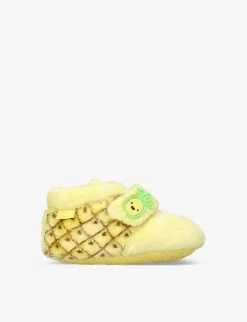 Ugg Bixbee Pineapple-patch Faux-fur Shoes Age 0-3 Years
