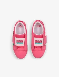 Ugg Rennon Watermelon Low-top Leather Trainers 2-7 Years -Ugg R04120216 PINK ALT01