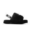 Ugg Kids Fluff Yeah Slide - Black -Ugg UGG Kids Fluff Yeah Slide Black 1098494K BLK 11 29 2021 01