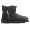 Ugg Women's Bailey Zip Mini Boot - Black 1 Ugg Women's Bailey Zip Mini Boot - Black -Ugg UGG Women s Bailey Zip Mini Boot Black 1112481 BLK 12 03 22 Feature JM MG