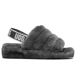 Ugg Women's Fluff Yeah Slide - Charcoal