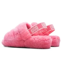 Ugg Women's Fluff Yeah Slide - Pink Rose -Ugg UGG Women s Fluff Yeah Slide Pink Rose 1095119 PKRS 11 06 2021 01 3