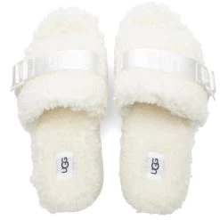Ugg Women's Fluffita Slipper - White -Ugg UGG Women s Fluffita Slipper White 1113475 WHT 01 03 2022 01 6