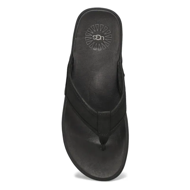 Ugg Mens Seaside Flip Thong Sandal - Black 4 Ugg Mens Seaside Flip Thong Sandal - Black - Image 2
