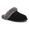 Ugg Womens Scuffette II Slipper - Black/Grey 2 Ugg Womens Scuffette II Slipper - Black/Grey -Ugg https3A2F2Fwww.softmoc.com2FItems2Fimages2F1106872 BCGR XXX.jpg 640x