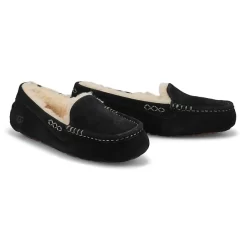 Ugg Womens Ansley Moccasin - Black 9 Ugg Womens Ansley Moccasin - Black -Ugg https3A2F2Fwww.softmoc.com2FItems2Fimages2F1106878 BLK XX4.jpg 640x