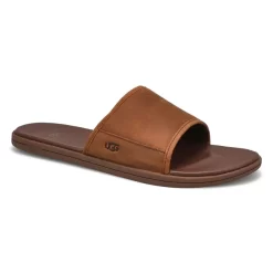 Mens Seaside Slide Sandal - Luggage