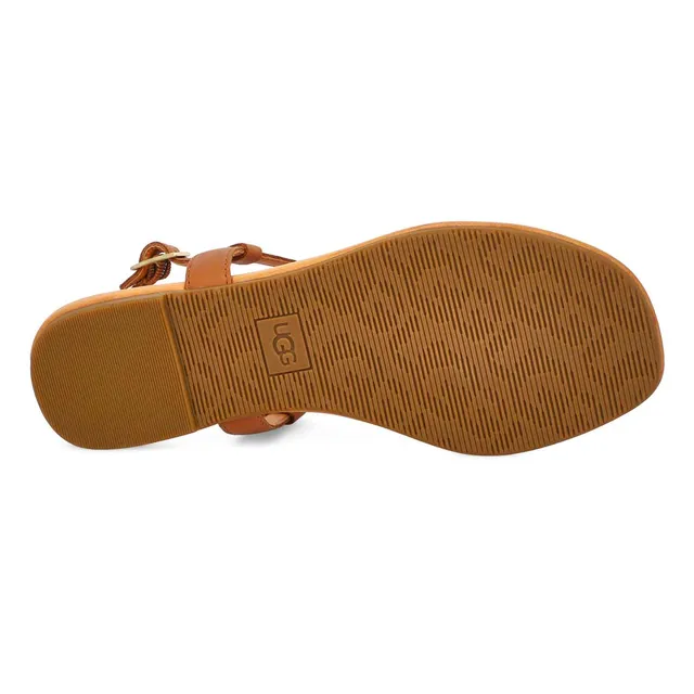 Ugg Womens Madeena Thong Sandal - Tan 5 Ugg Womens Madeena Thong Sandal - Tan - Image 3