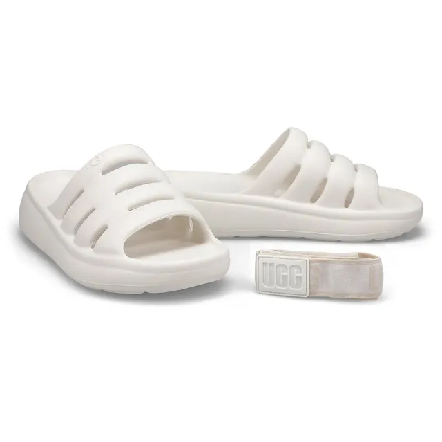 Ugg Womens Sport Yeah EVA Sandal - Bright White 6 Ugg Womens Sport Yeah EVA Sandal - Bright White - Image 4