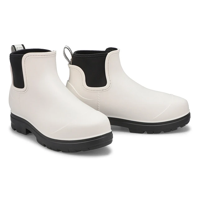 Ugg Womens Droplet Chelsea Rain Boot - White 6 Ugg Womens Droplet Chelsea Rain Boot - White - Image 4