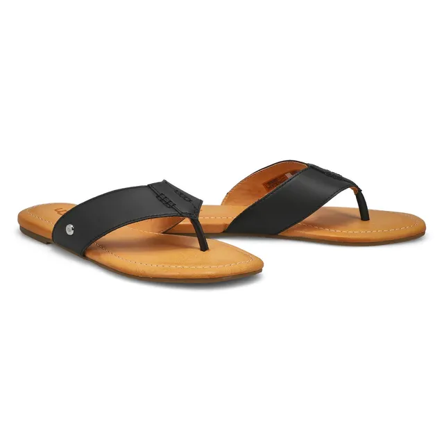 Ugg Womens Carey Flip Thong Sandal - Black 6 Ugg Womens Carey Flip Thong Sandal - Black - Image 4